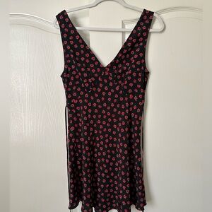 Realisation Par Black and Red Mini Dress